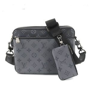 Louis Vuitton Monogram Eclipse Reverse Trio Messenger Shoulder Bag